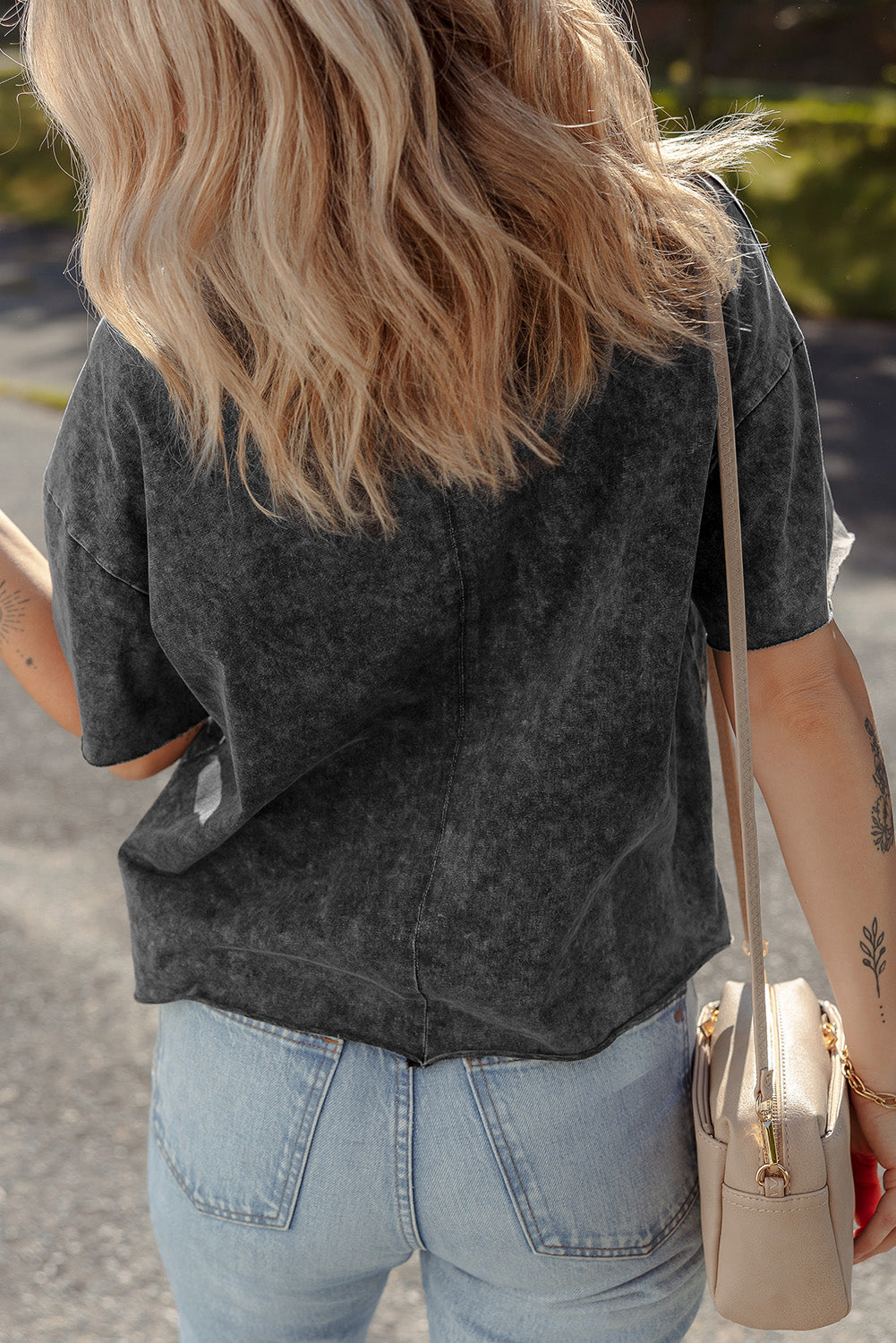 Western Floral Mineral Wash T-Shirt