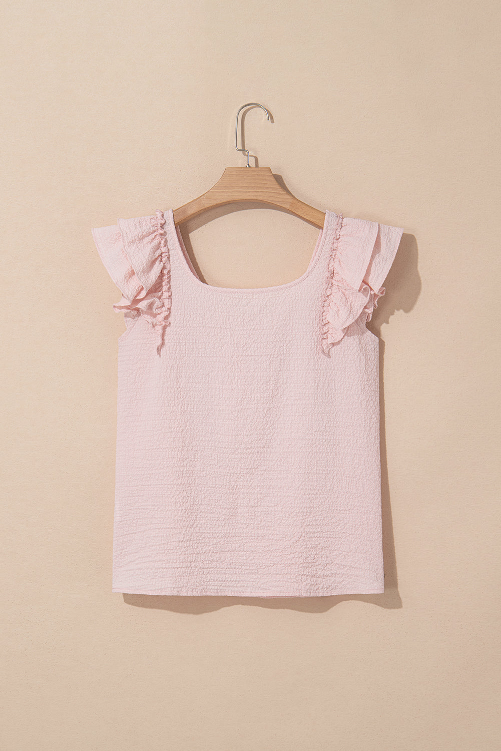 PB Bow Tie Ruffle Sleeve Top