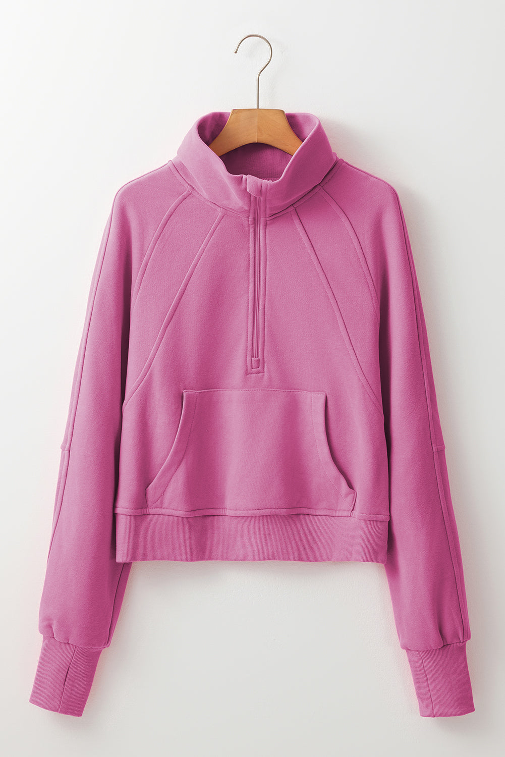 Fleece Lined Zip-Up Sweatshirt