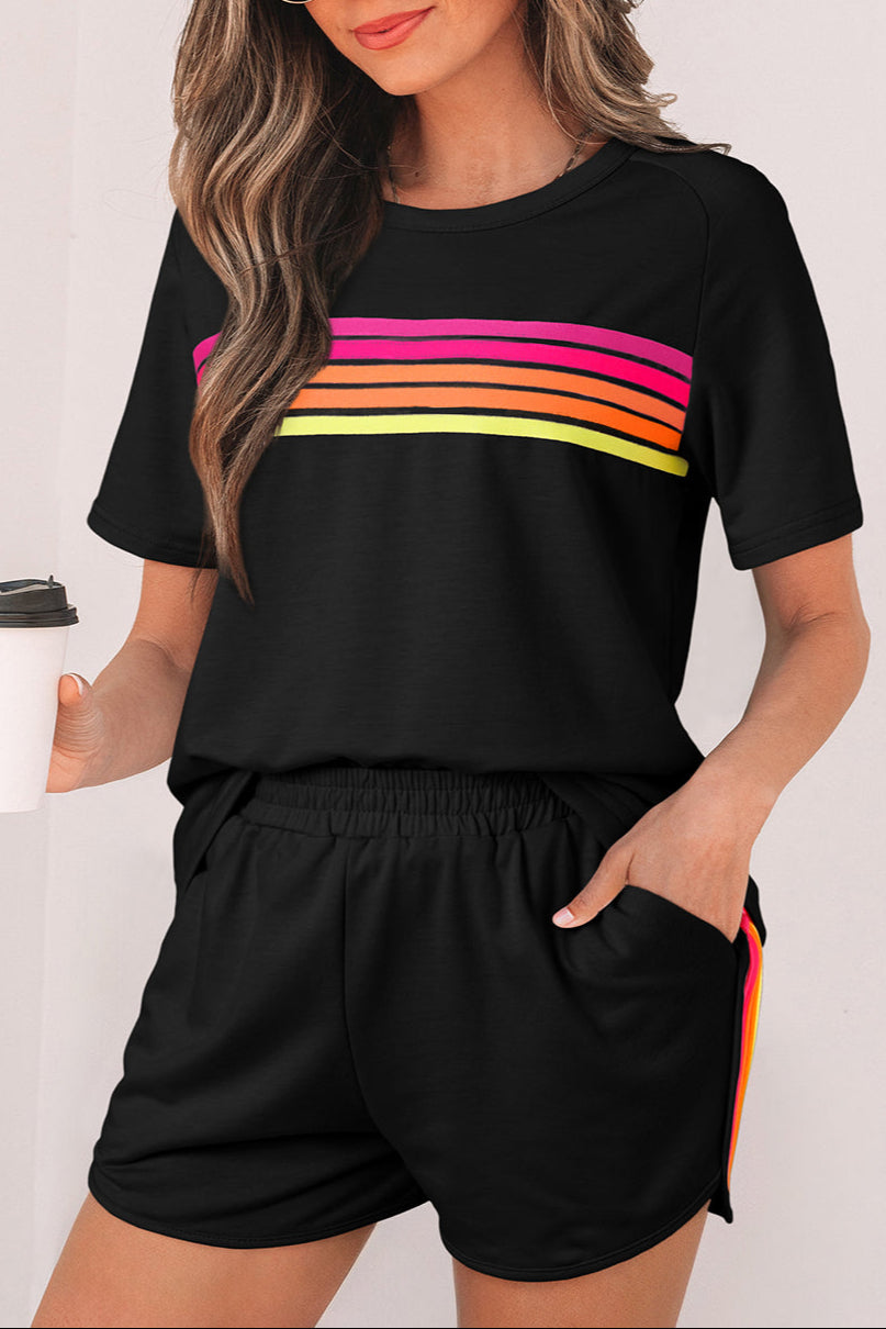 Stripe Short Sleeve Tee