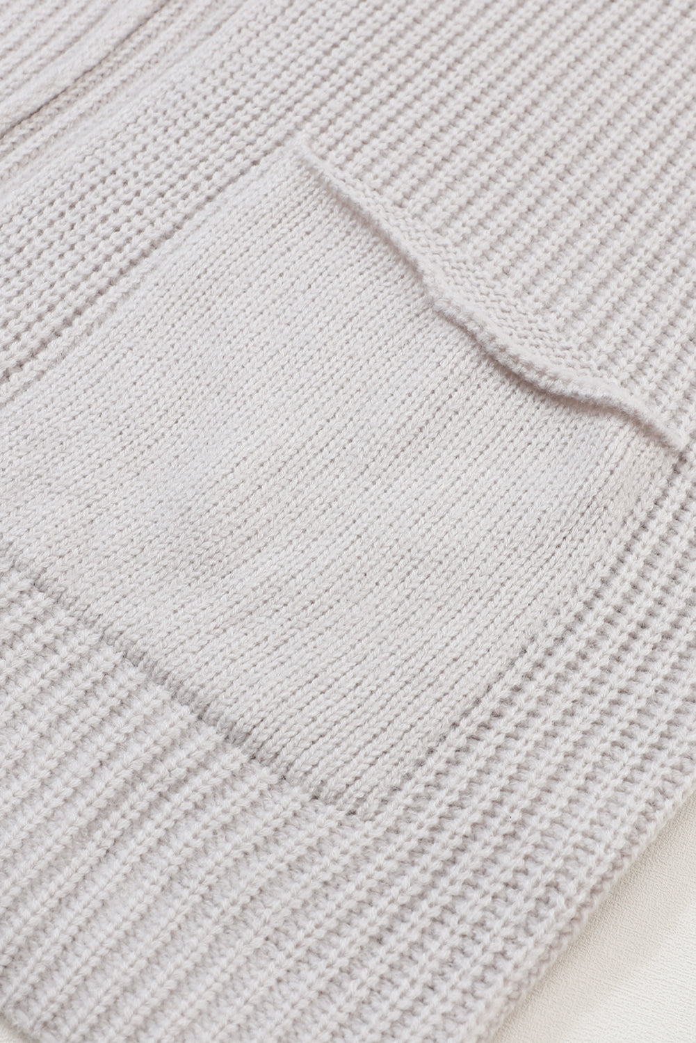 Solid Open Front Cardigan