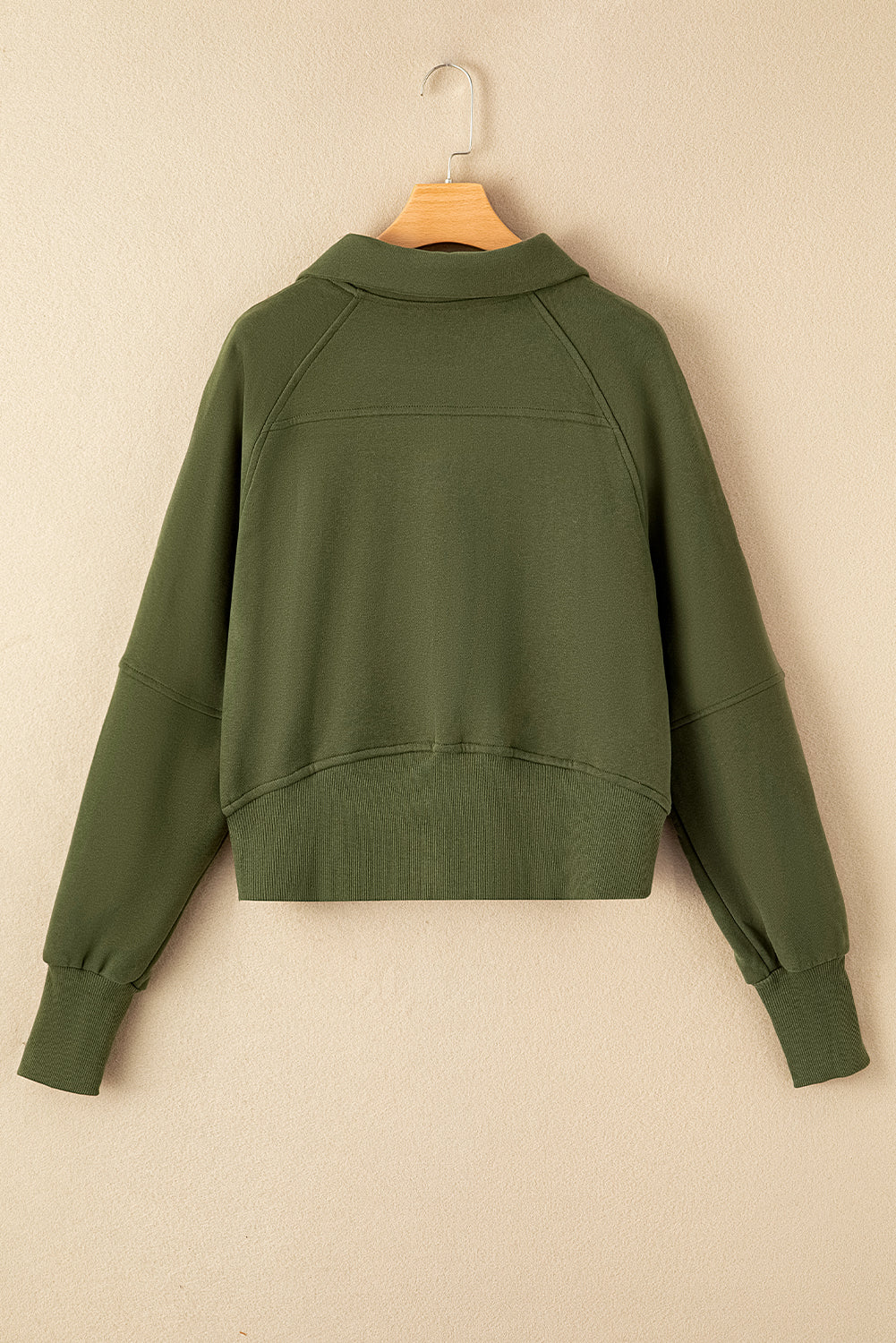 Fleece Lined Zip-Up Sweatshirt