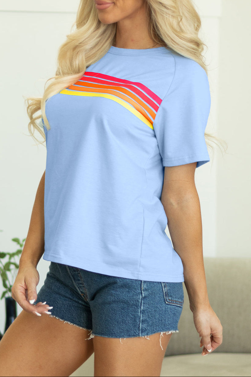 Stripe Short Sleeve Tee