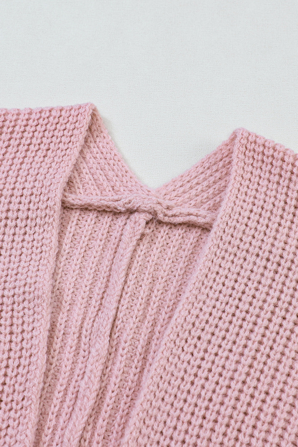Solid Open Front Cardigan