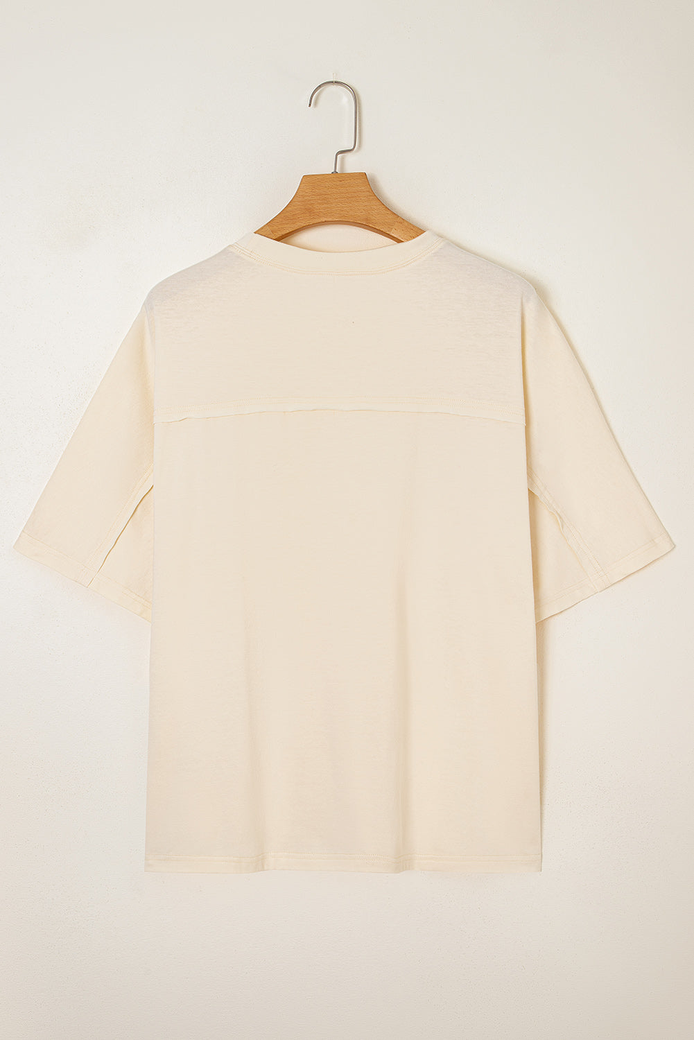 Flower Patchwork Reverse Seam Tee