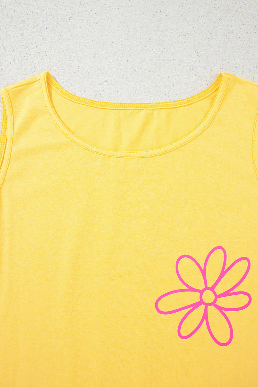 Sun Sleeveless Graphic Tank Top