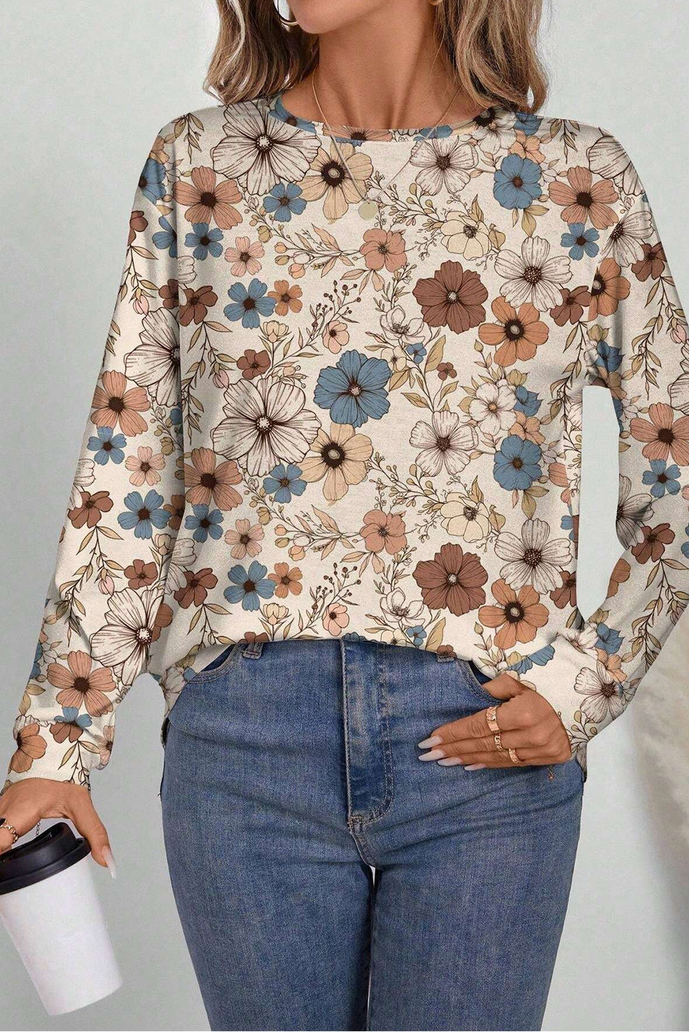 Floral Long Sleeve T-Shirt