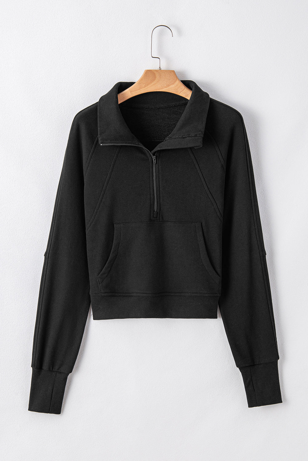 Fleece Lined Zip-Up Sweatshirt