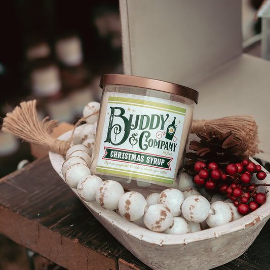 Elf Buddy & Company 9 oz Jar Soy Candle - Winter Scents