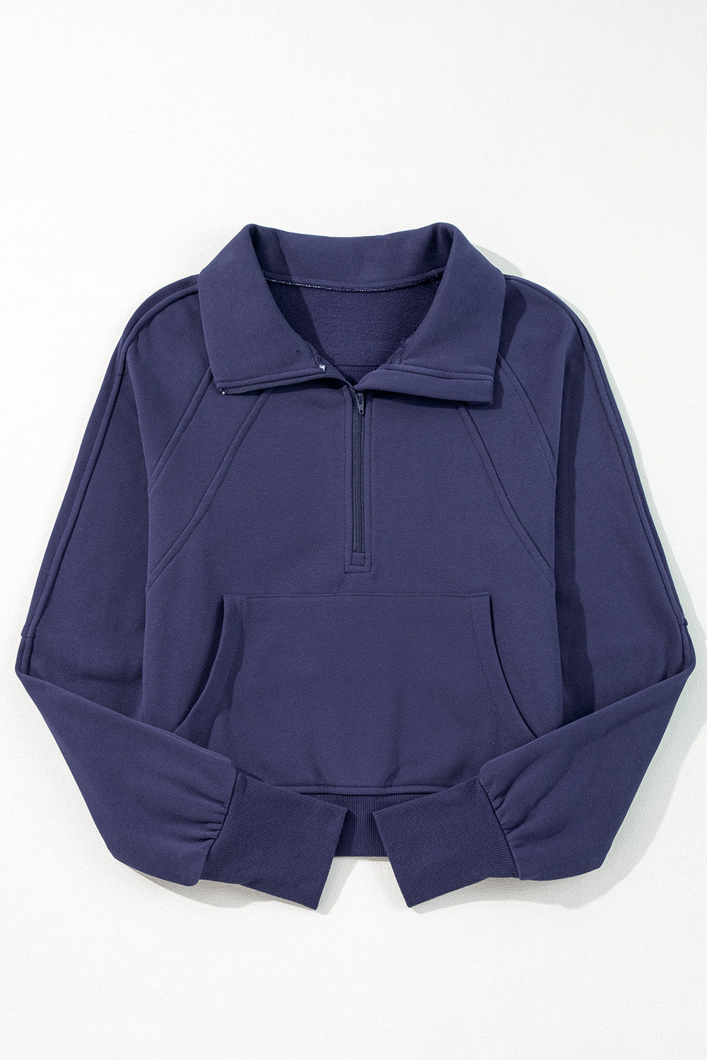Fleece Lined Zip-Up Sweatshirt