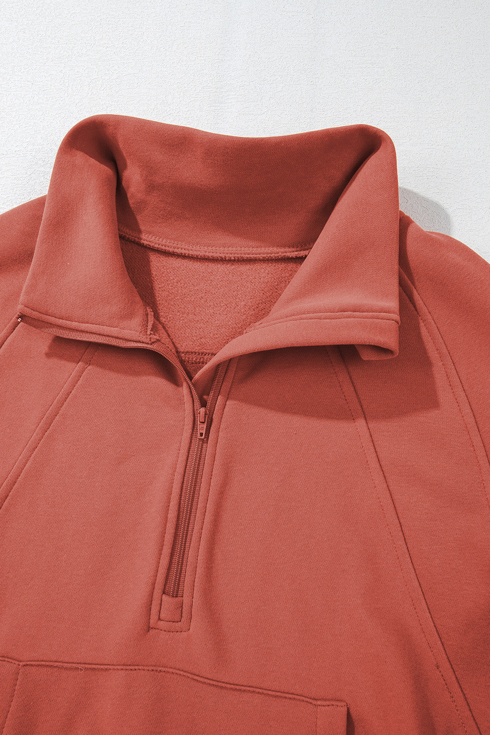 Fleece Lined Zip-Up Sweatshirt