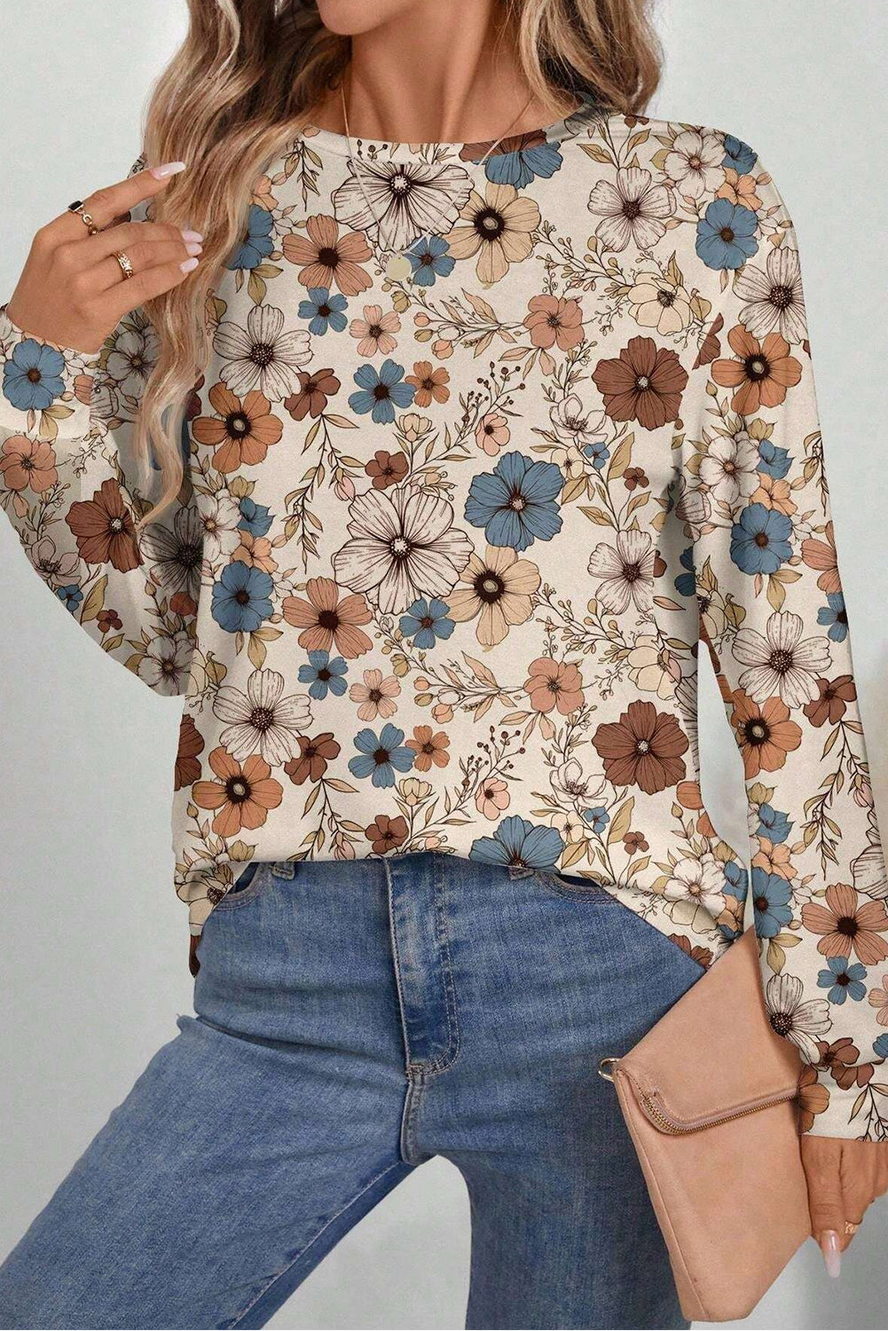 Floral Long Sleeve T-Shirt