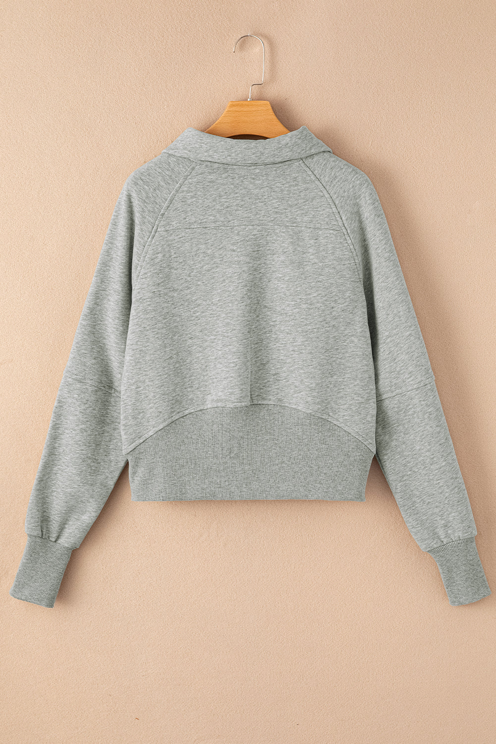 Fleece Lined Zip-Up Sweatshirt