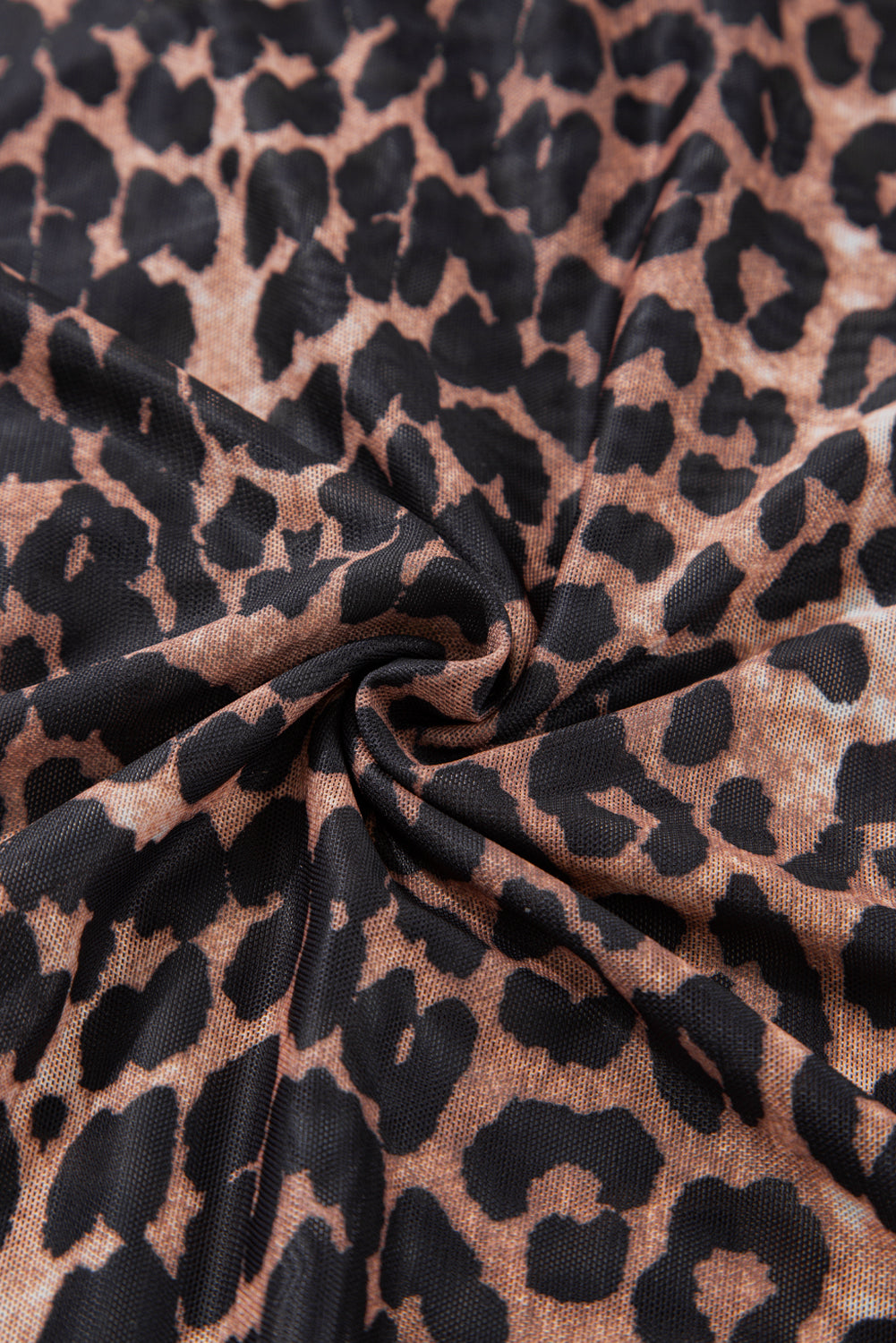 Leopard Wrap V-Neck Top