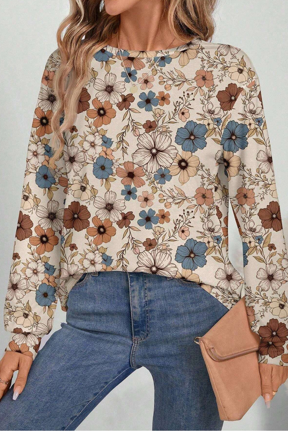 Floral Long Sleeve T-Shirt