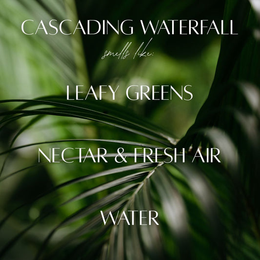 Cascading Waterfall Candle - 9 oz Whiskey Glass Candle