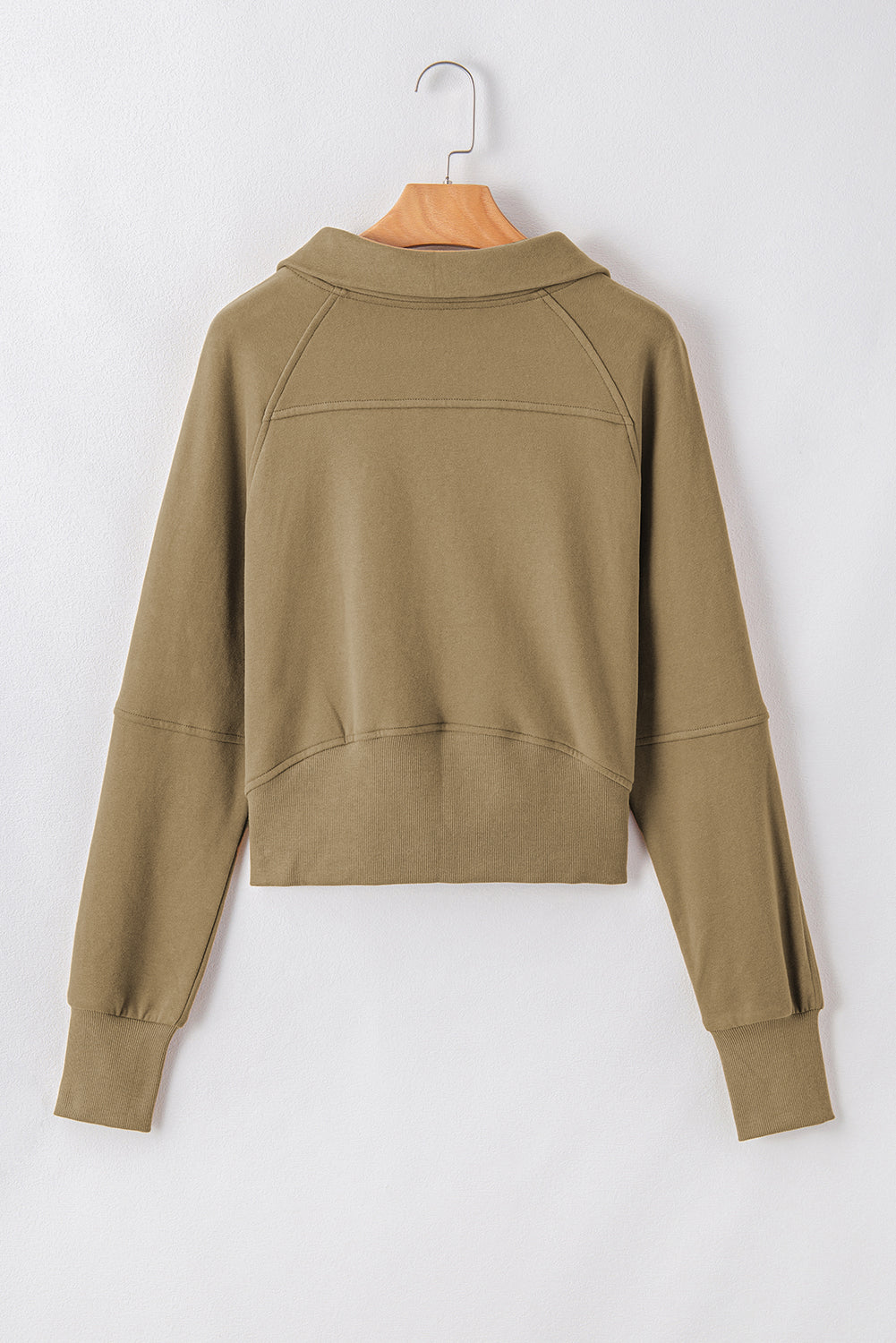 Fleece Lined Zip-Up Sweatshirt