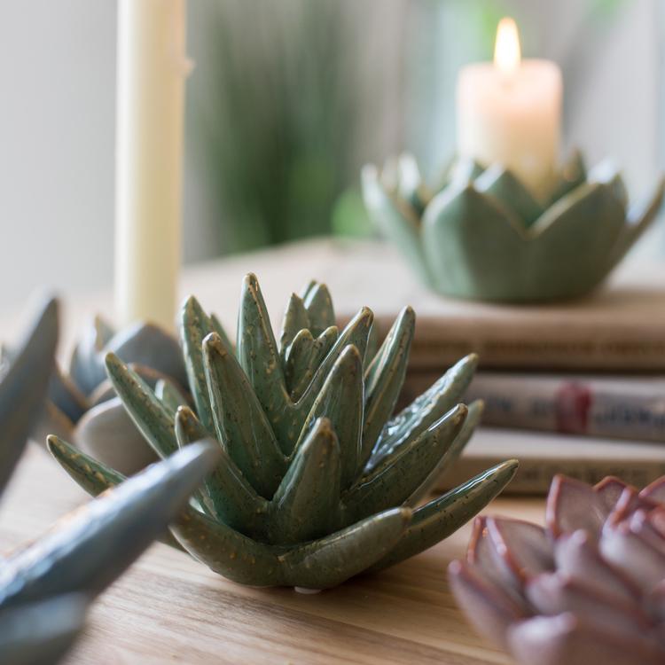Ceramic Floral Table Accents