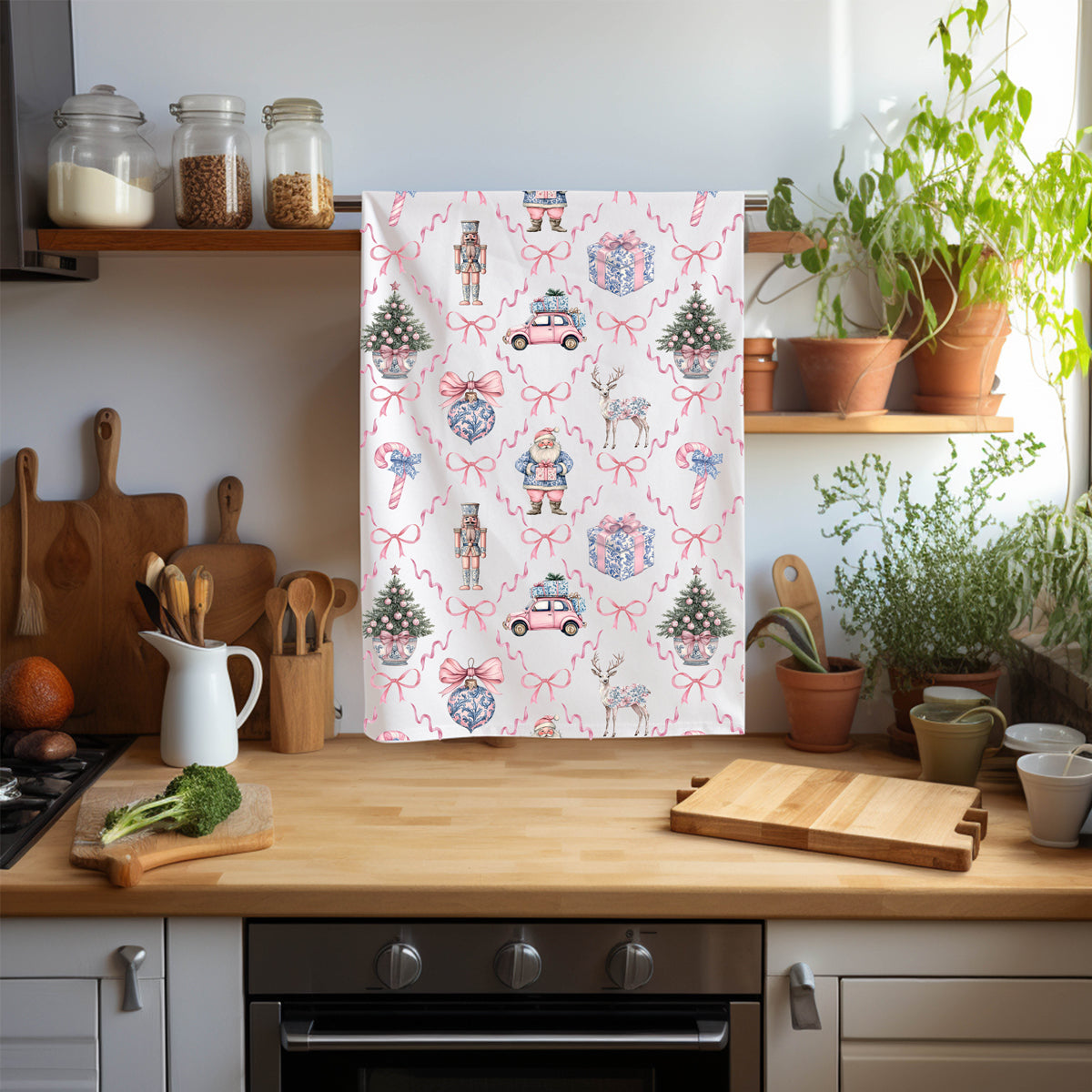 Sophisticated holiday kitchen decor towels
Classic chinoiserie Christmas kitchen accessories
Christmas gift ideas kitchen towels women
