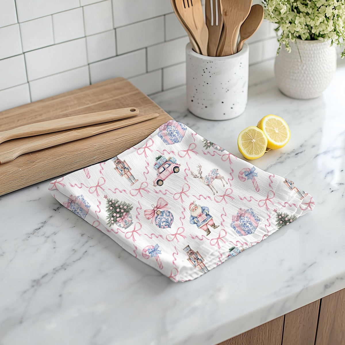 Stylish Christmas kitchen decor towels
Premium holiday kitchen linens
Beautiful Christmas dish towels design