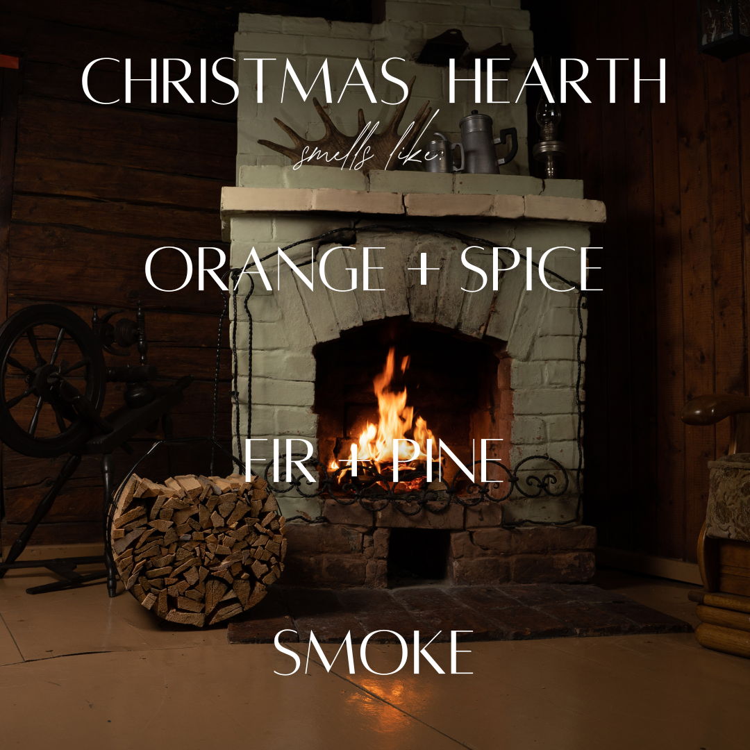 13 oz Mason Jar Soy Candle - Christmas Hearth