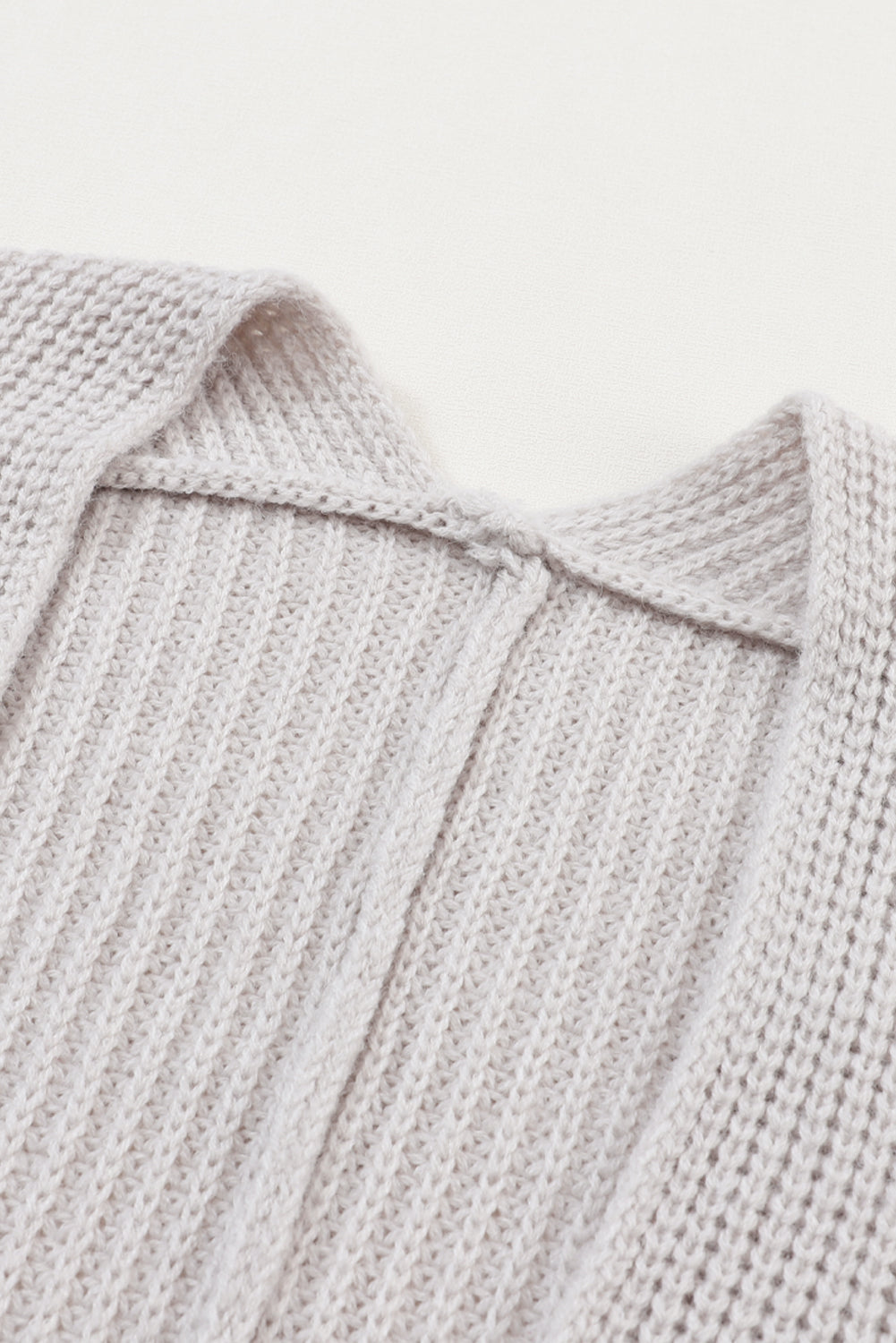 Solid Open Front Cardigan