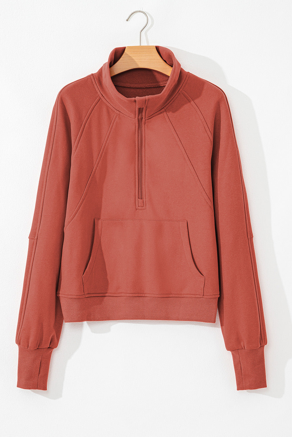 Fleece Lined Zip-Up Sweatshirt