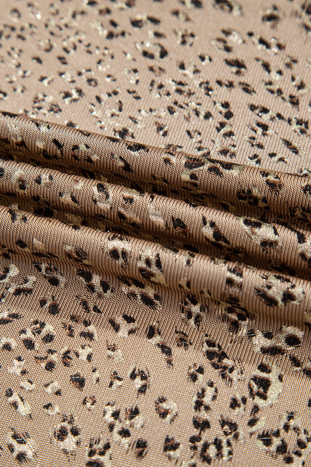 Leopard Shimmer Dolman Sleeve T-Shirt