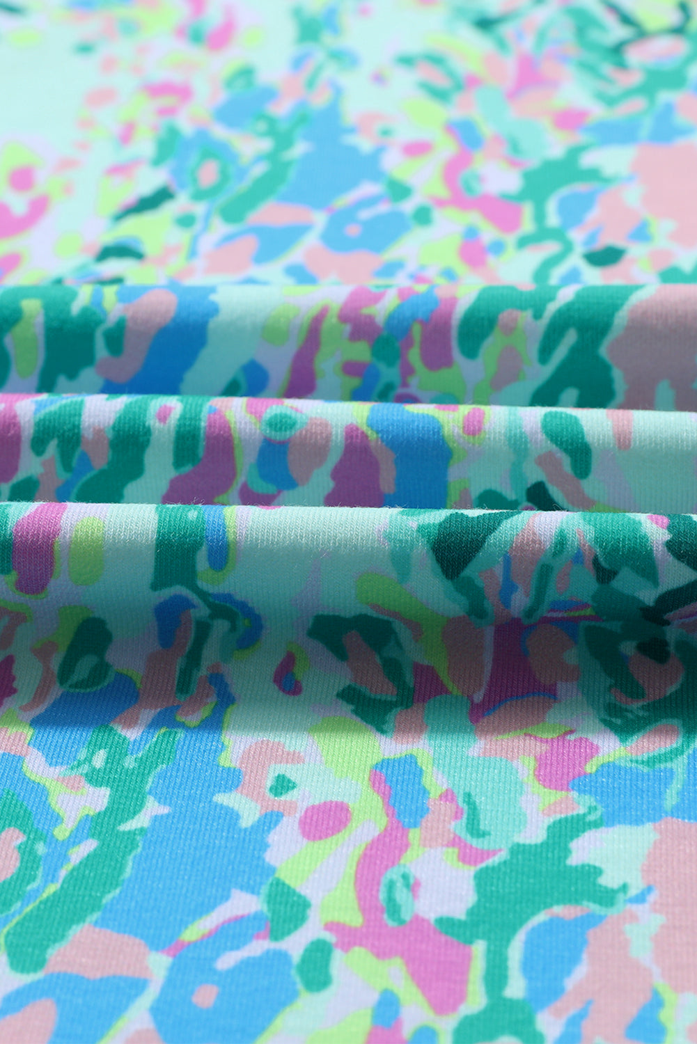 Floral Short Sleeve V-Neck Tee