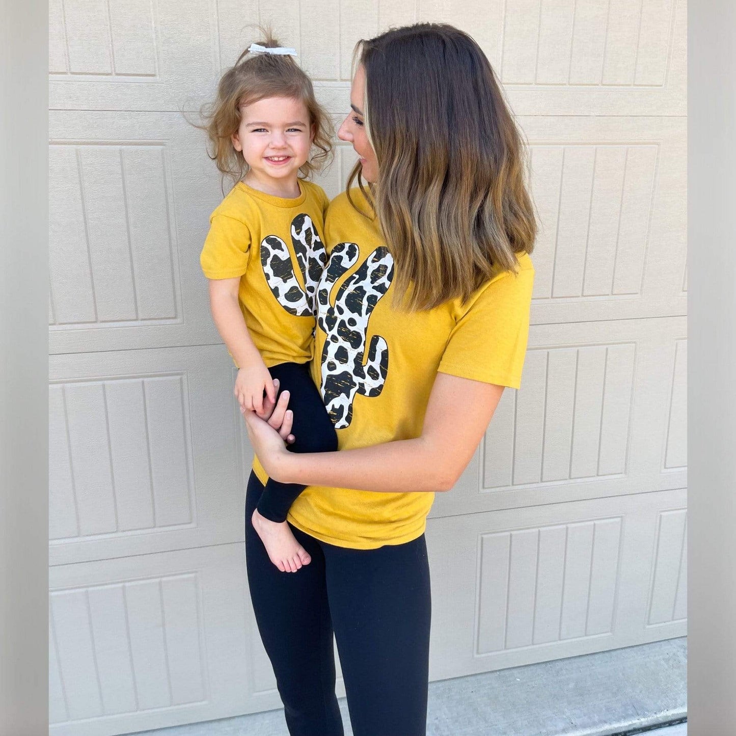Cow Print Cactus Graphic Tee