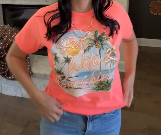 Salt Water and Sunshine Graphic Tee