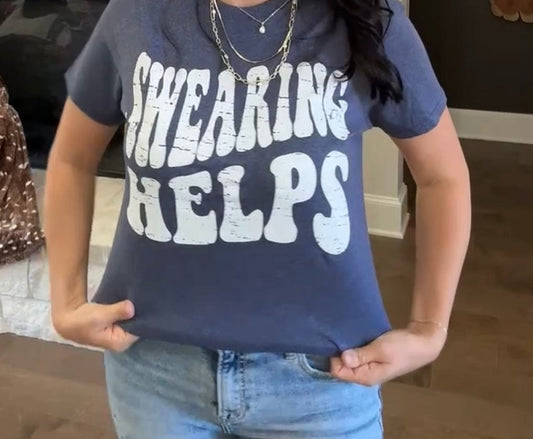Swearing Helps Graphic Tee