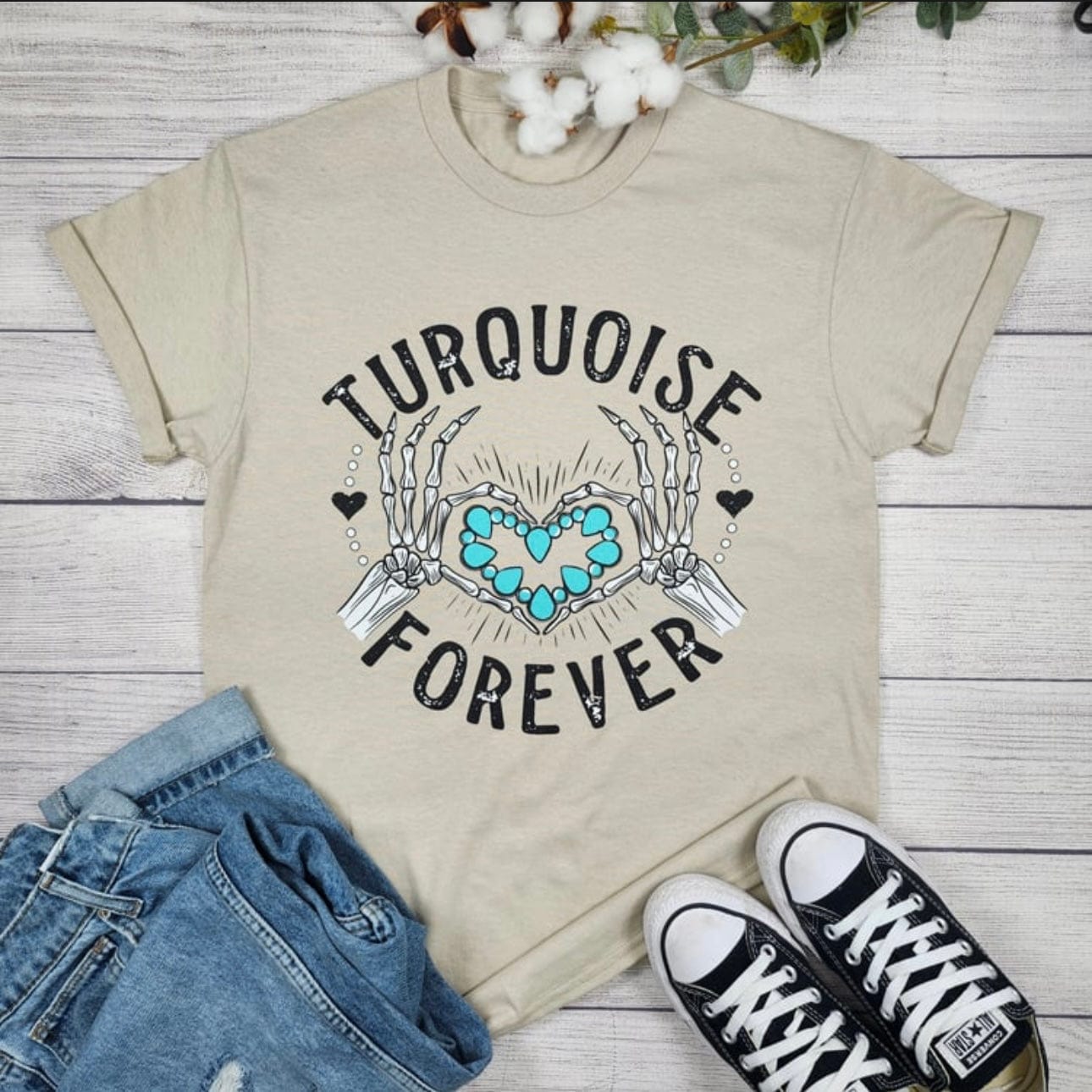 Turquoise Forever Graphic Tee