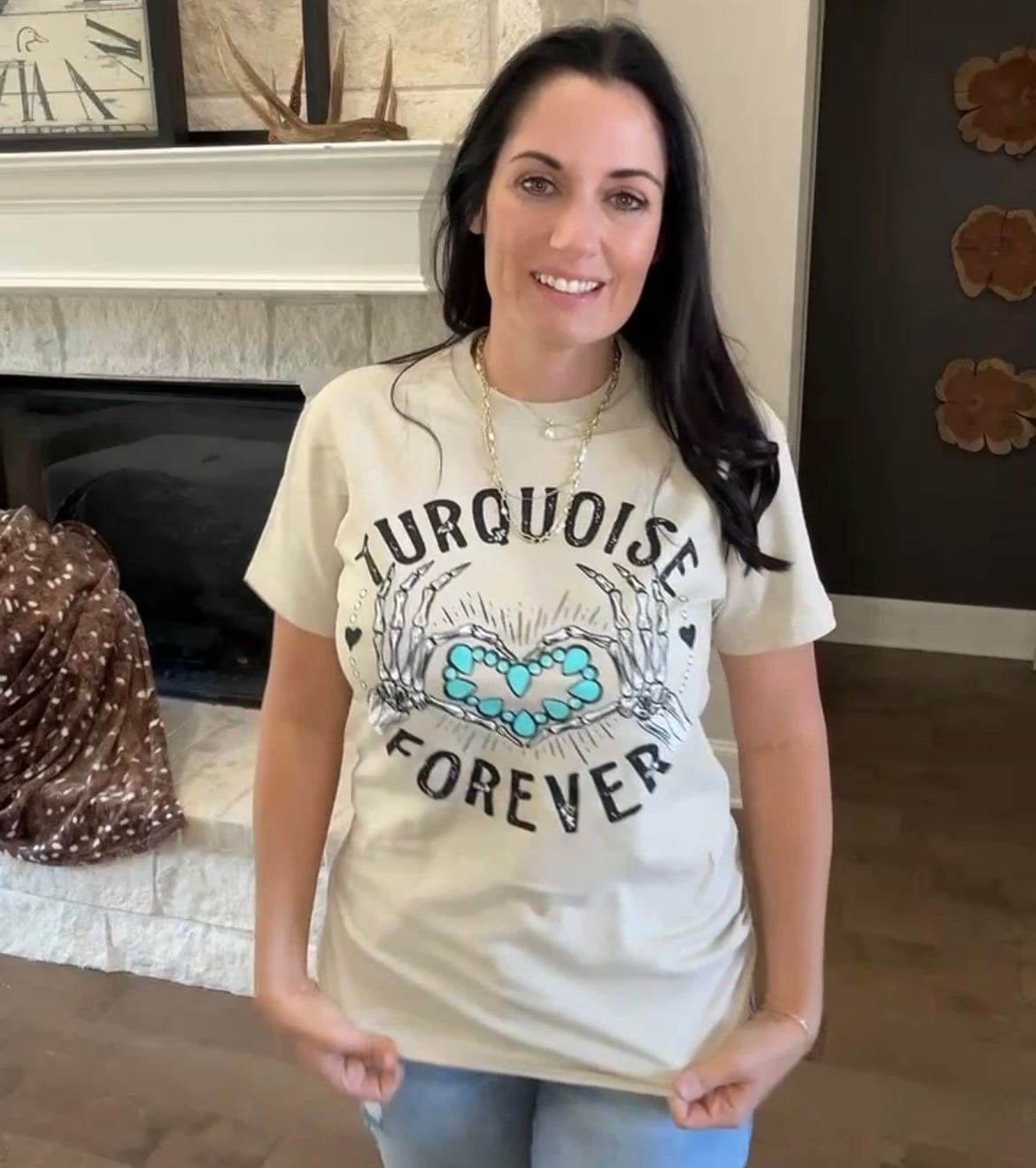 Turquoise Forever Graphic Tee
