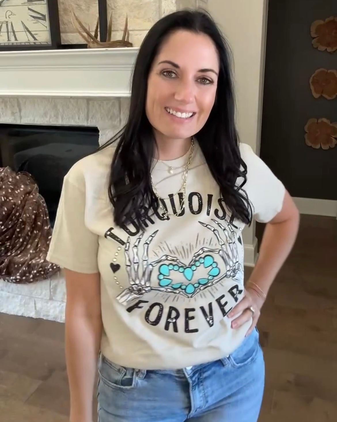 Turquoise Forever Graphic Tee
