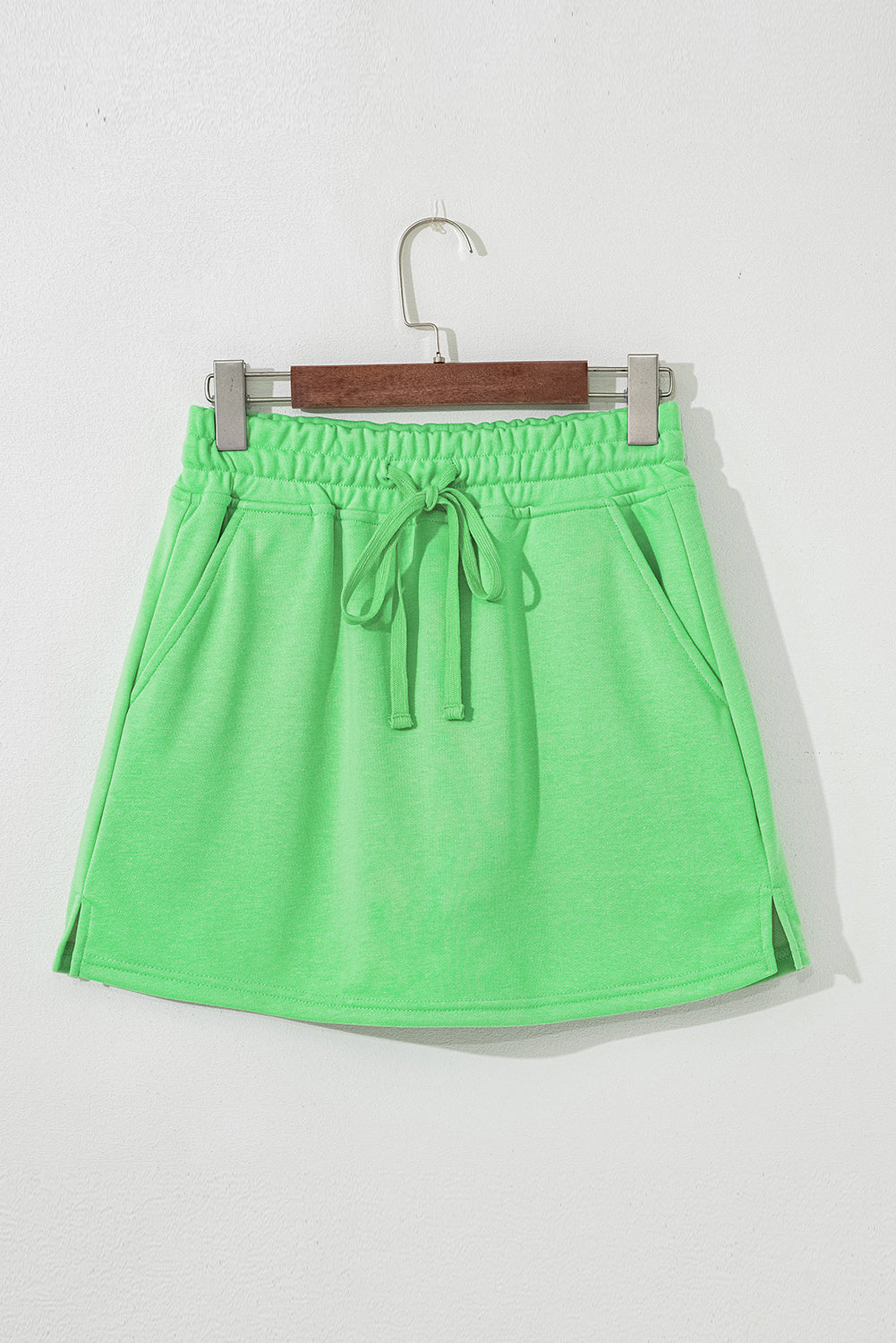 French Terry Drawstring Mini Skort