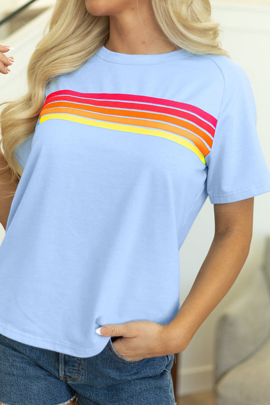 Stripe Short Sleeve Tee