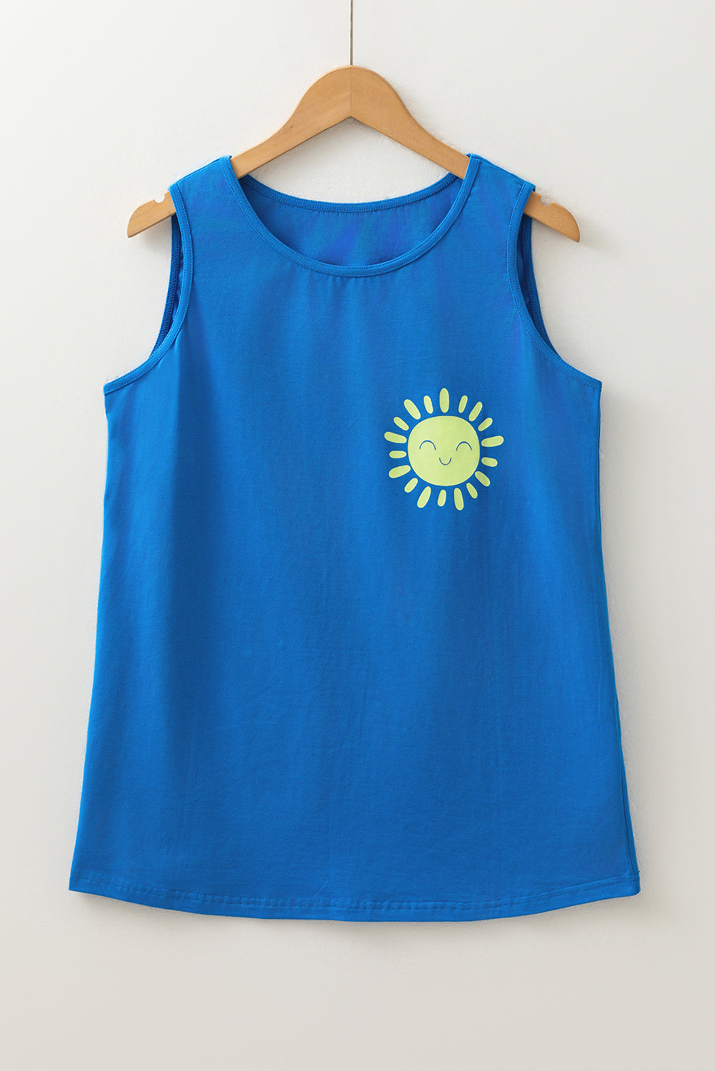 Sun Sleeveless Graphic Tank Top