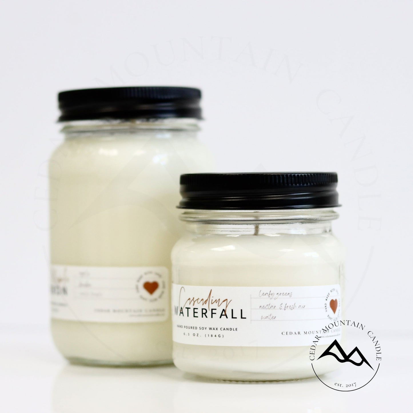 13 oz Mason Jar Soy Candle - Cozy Flannel