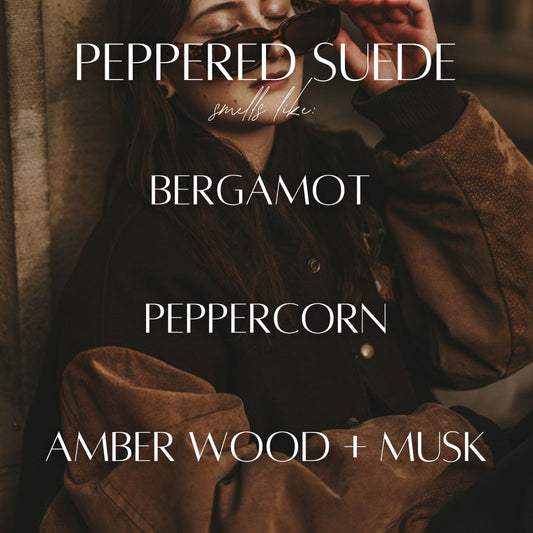 2 oz Room Spray - Peppered Suede
