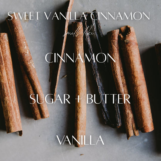 Sweet Vanilla Cinnamon - 5.5 oz Wax Melts