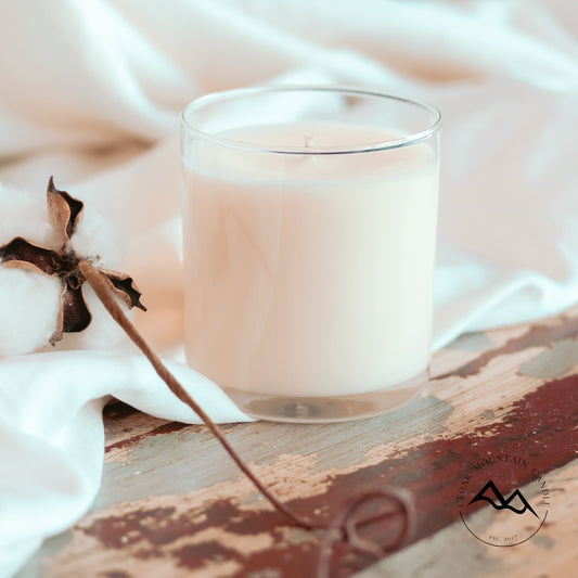 Fall Leaves Whiskey Glass Jar Soy Candle - 9 oz