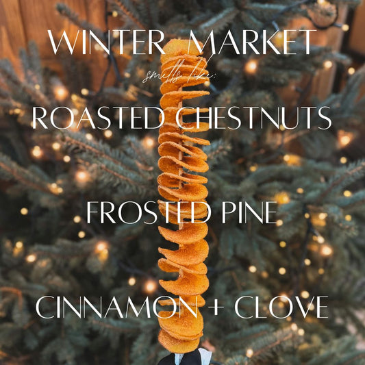 13 oz Mason Jar Soy Candle - Winter Market