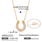Horseshoe Zircon Jewelry Collection