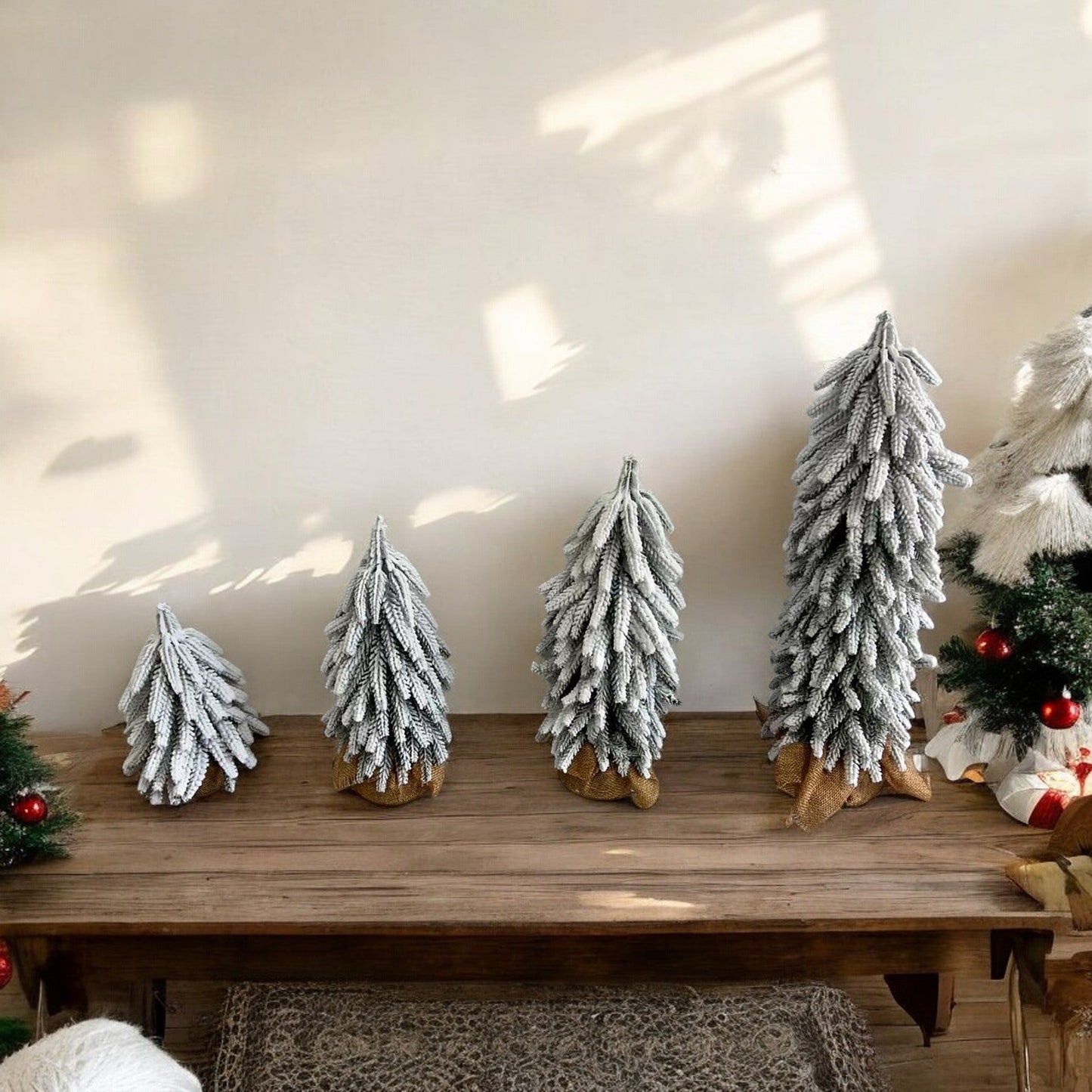 Mini Christmas tree and decorations