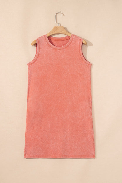 Mineral Wash Tank Mini Dress