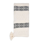 Necalli 50x60" Striped Cotton Decorative Knit Throw Blanket