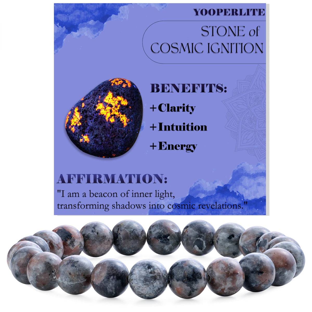 Handcrafted Natural Stone Beaded Bracelet