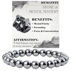 Handcrafted Natural Stone Beaded Bracelet