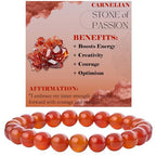 Handcrafted Natural Stone Beaded Bracelet
